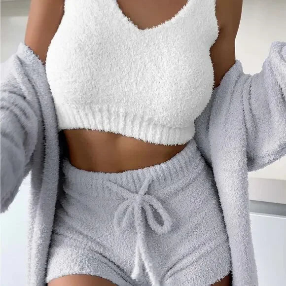 MissCosy | Bouclé Knit Pyjama Set