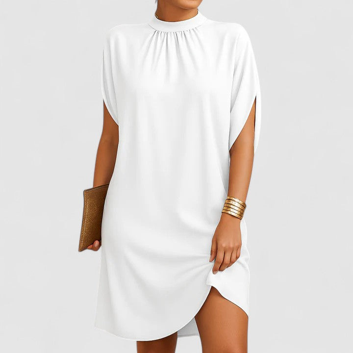 Fleur | Draped Shift Dress