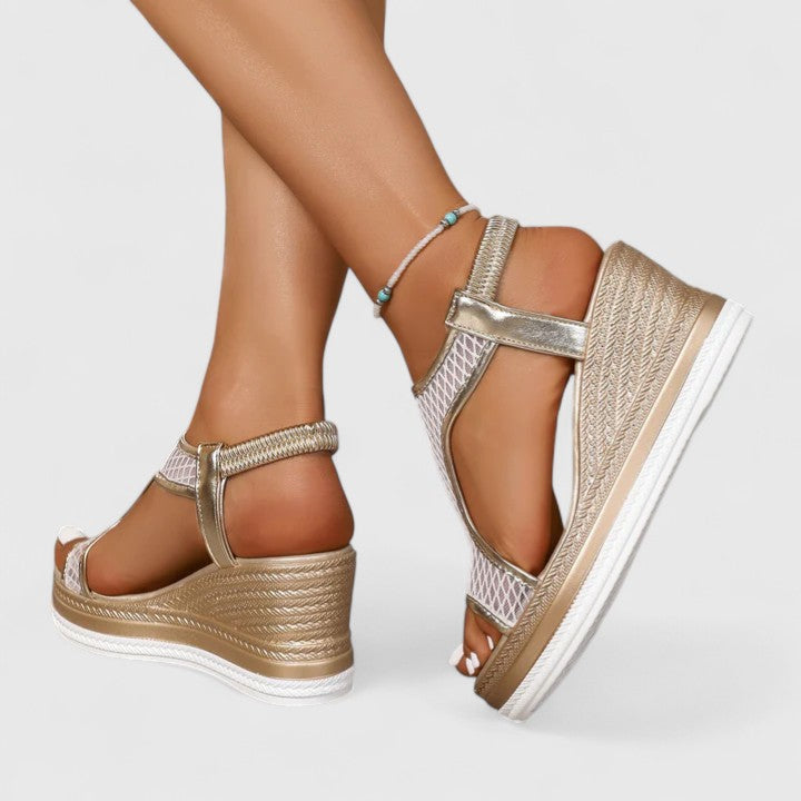 Jessica | Lift Wedge Sandal