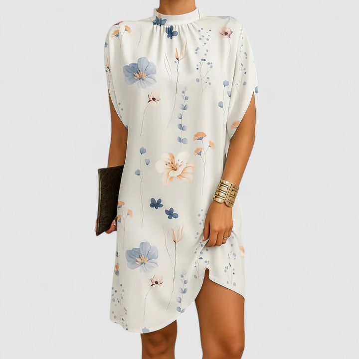 Fleur | Draped Shift Dress
