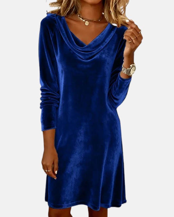 Celeste | Velvet Midi Dress