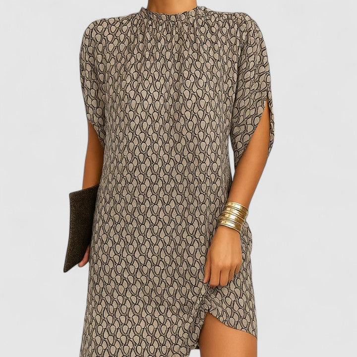 Fleur | Draped Shift Dress