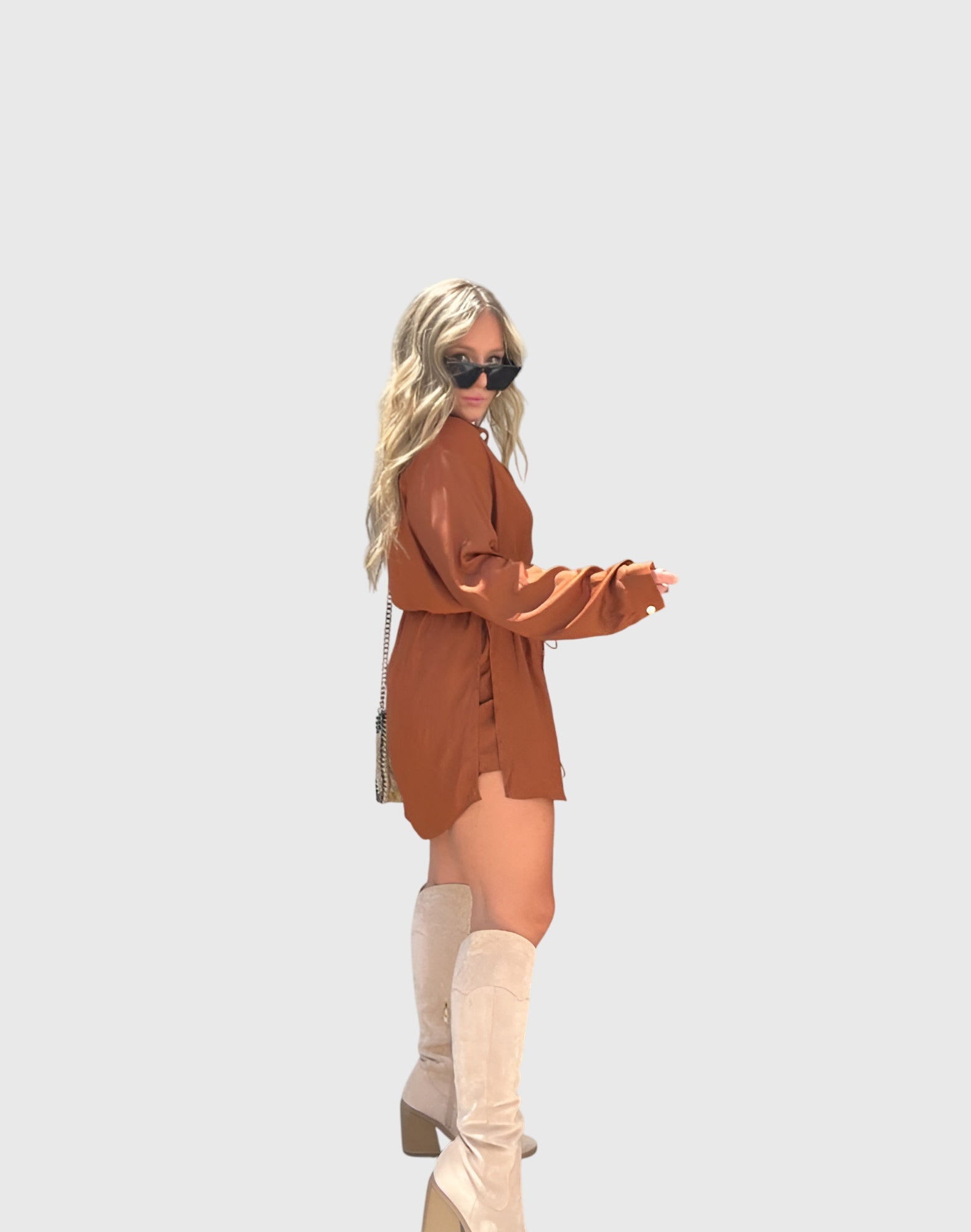 Nova | Tailored Romper Dress