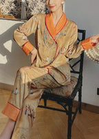 Oriane | Oriental Print Pyjama Set