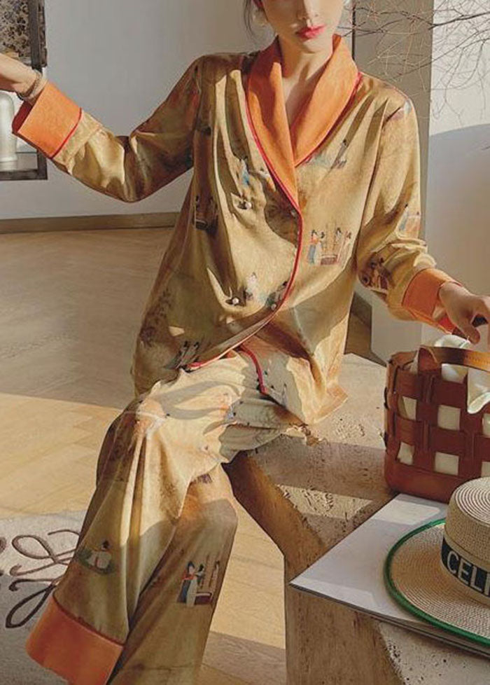 Oriane | Oriental Print Pyjama Set