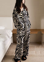 Zoé | Animal Print Silk Pyjama Set
