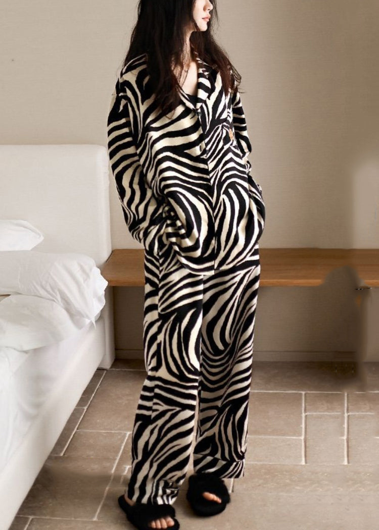 Zoé | Animal Print Silk Pyjama Set
