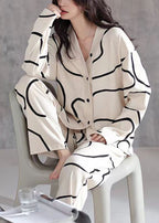 Blanc | Stripe Cotton Pyjama Set