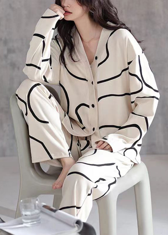 Blanc | Stripe Cotton Pyjama Set