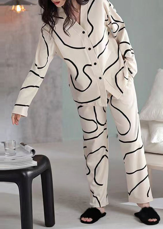 Blanc | Stripe Cotton Pyjama Set