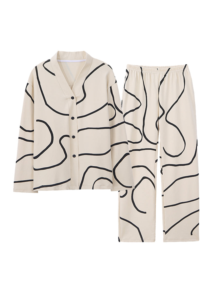 Blanc | Stripe Cotton Pyjama Set