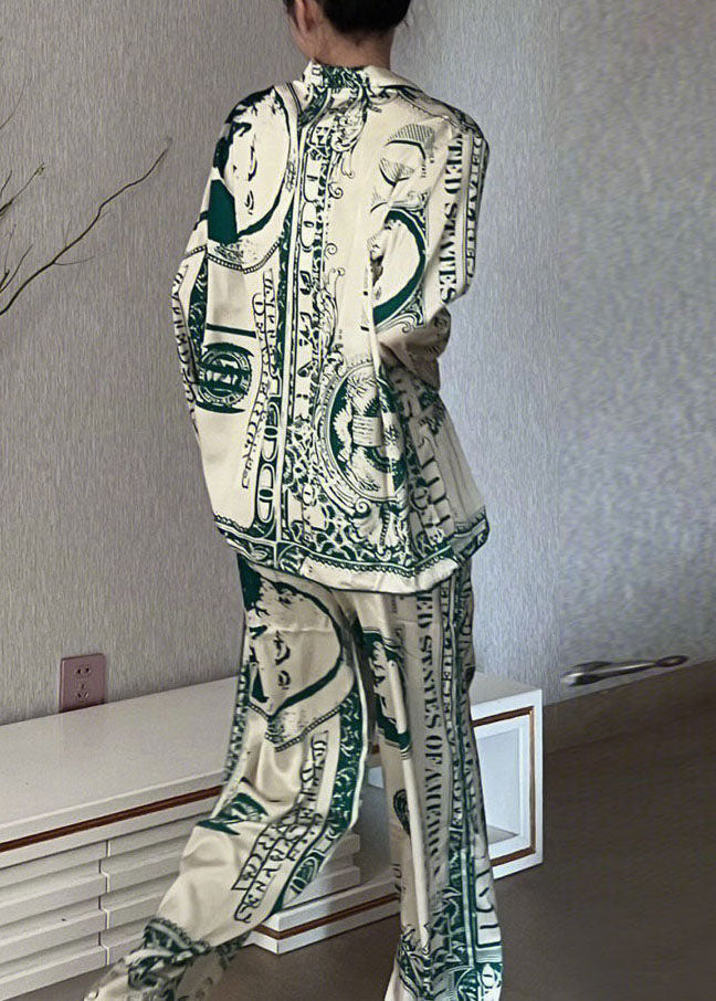 Fern | Floral Silk Pyjama Set