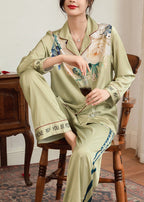 Sage | Collar Button Pyjama Set