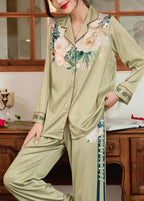 Sage | Collar Button Pyjama Set