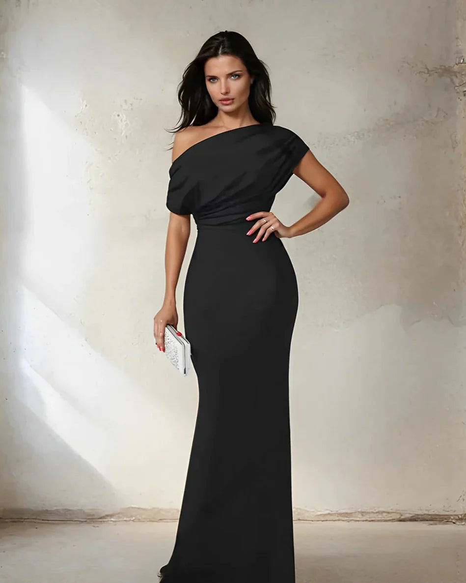 Belvari™️ Off-Shoulder Bodycon Maxi Dress
