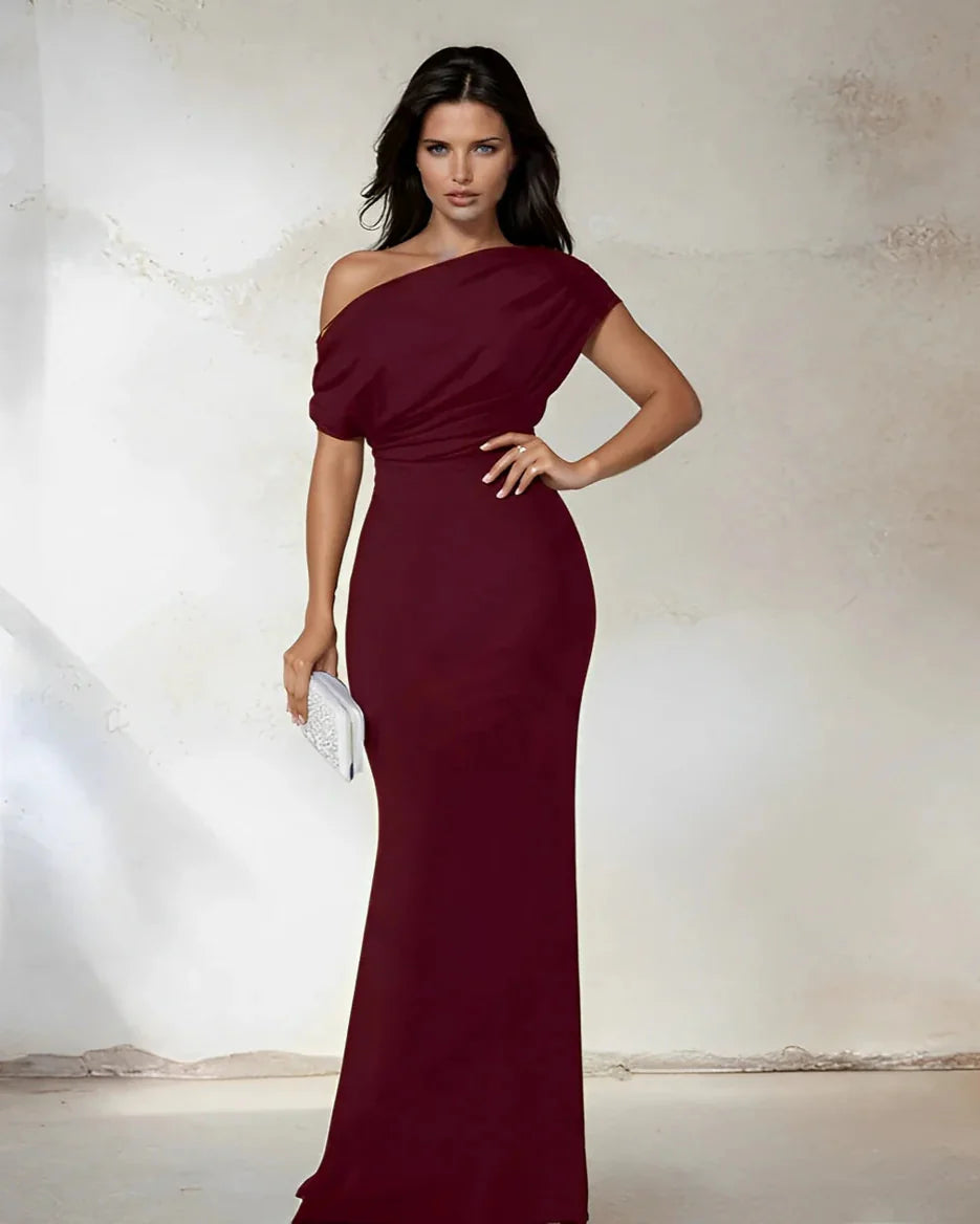 Belvari™️ Off-Shoulder Bodycon Maxi Dress