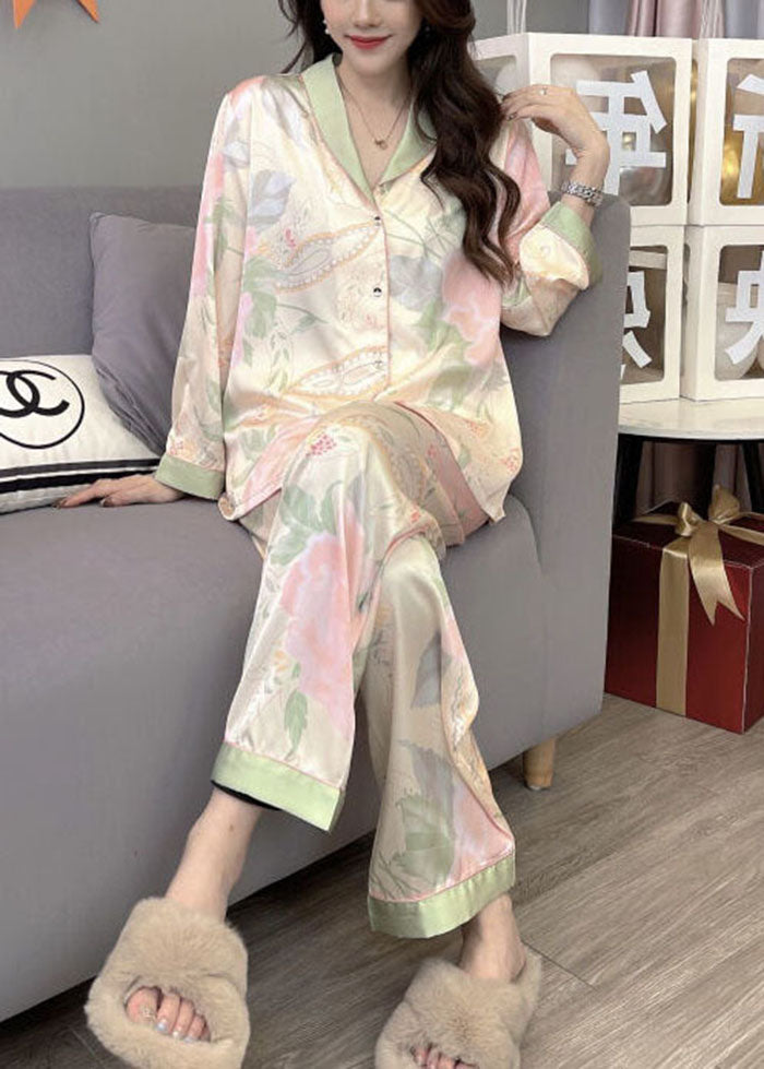 Venezia | Patchwork Silk Pyjama Set