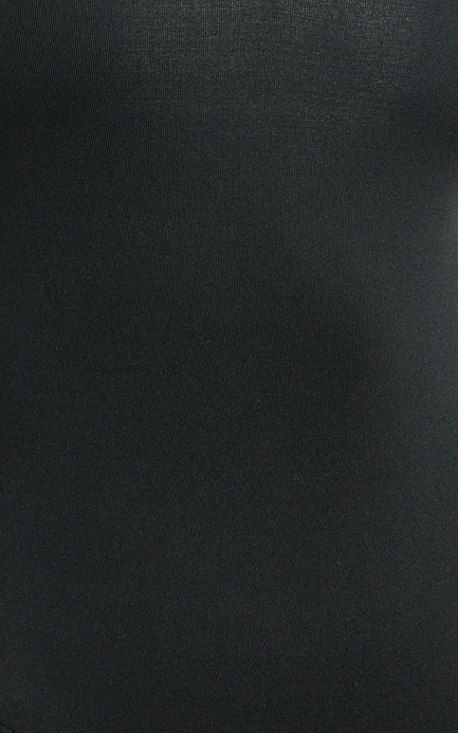 Jamie Bodysuit - V Neck Bodysuit in Black