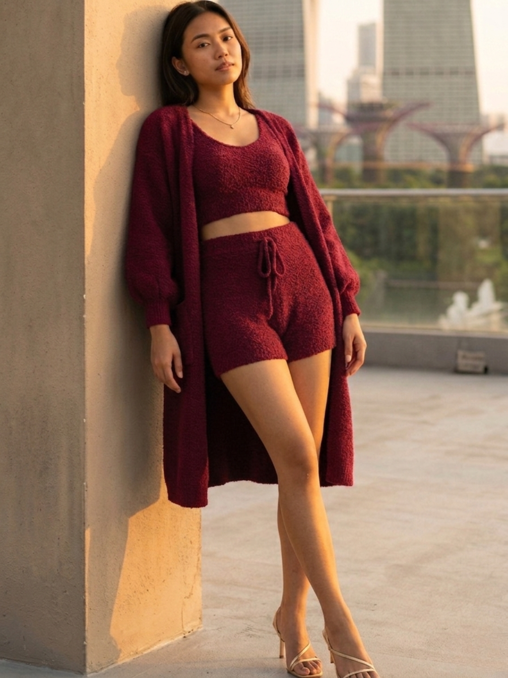 MissCosy | Bouclé Knit Set