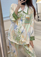 Pistache | Pastel Silk Pyjama Set