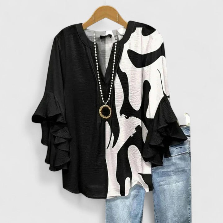 Talia | Floral Print Blouse