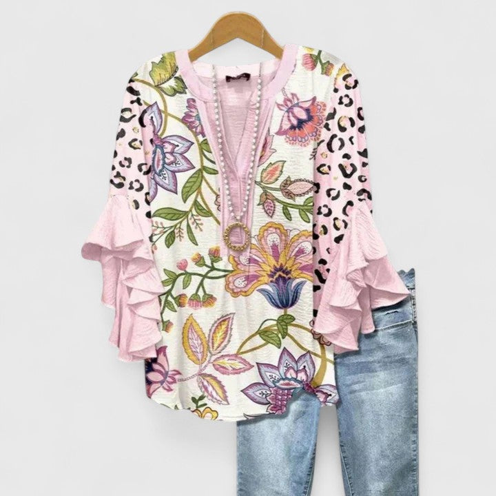 Talia | Floral Print Blouse