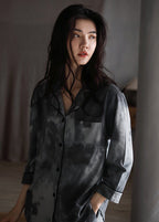 Léa | Tie-Dye Silk Pyjama Set