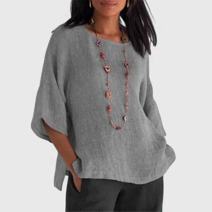 Mireille | Linen Relaxed Blouse