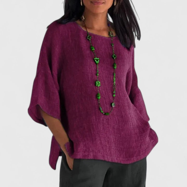 Mireille | Linen Relaxed Blouse