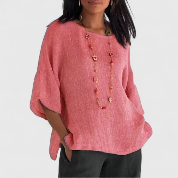 Mireille | Linen Relaxed Blouse