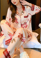 Scarlett | Oversized Print Pyjama Set