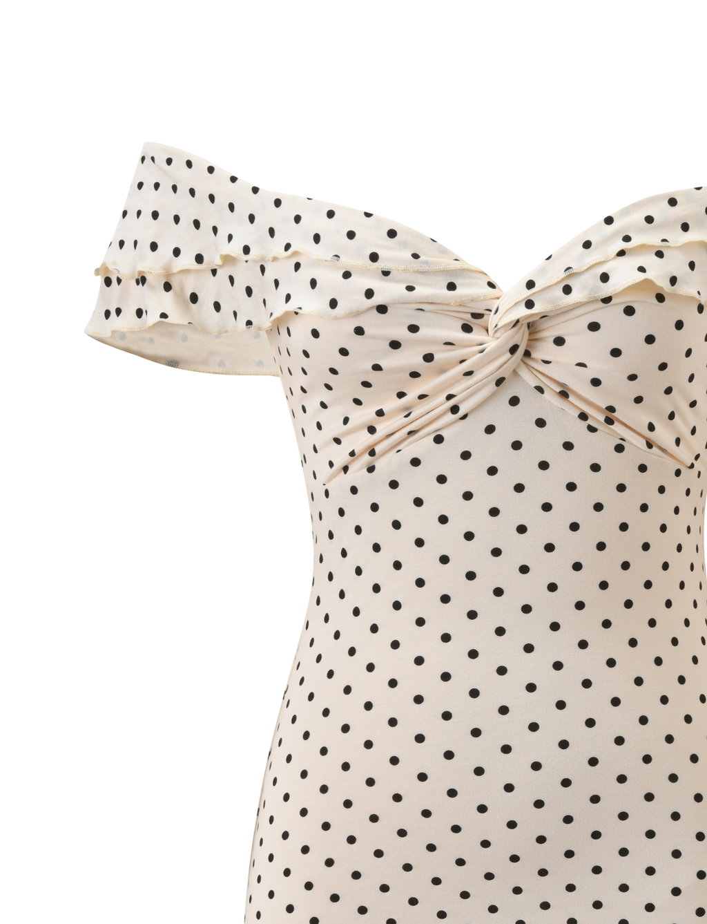 Denali Mini Dress | Cream Dot