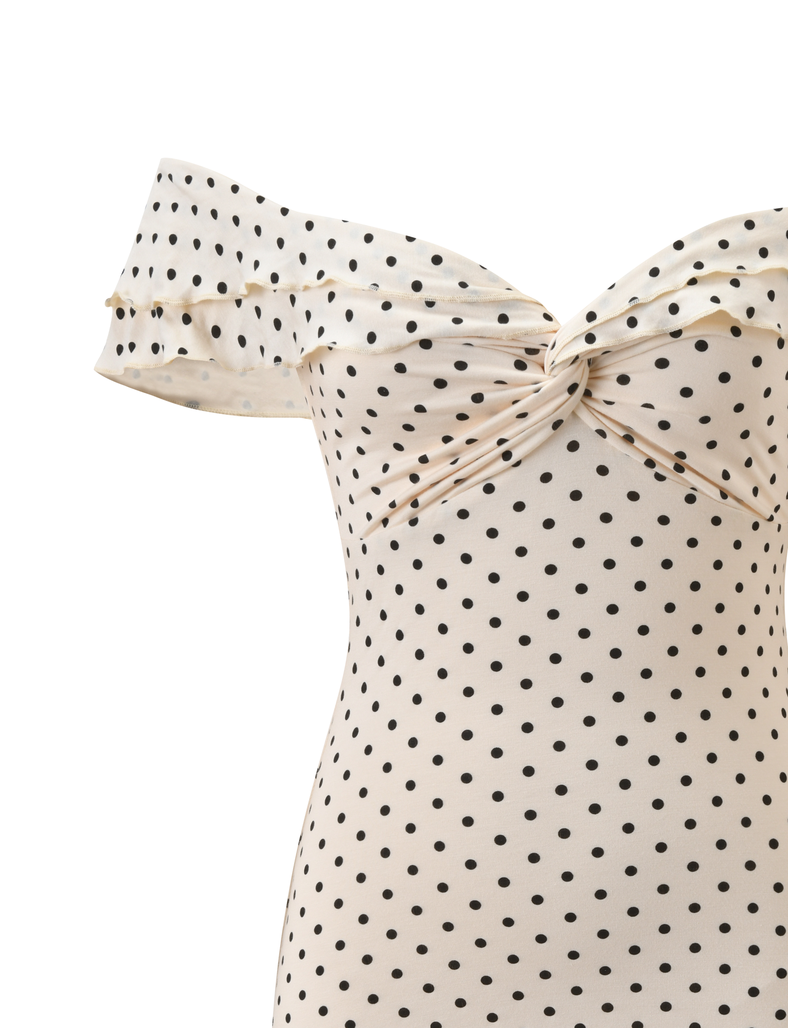 Denali Mini Dress | Cream Dot
