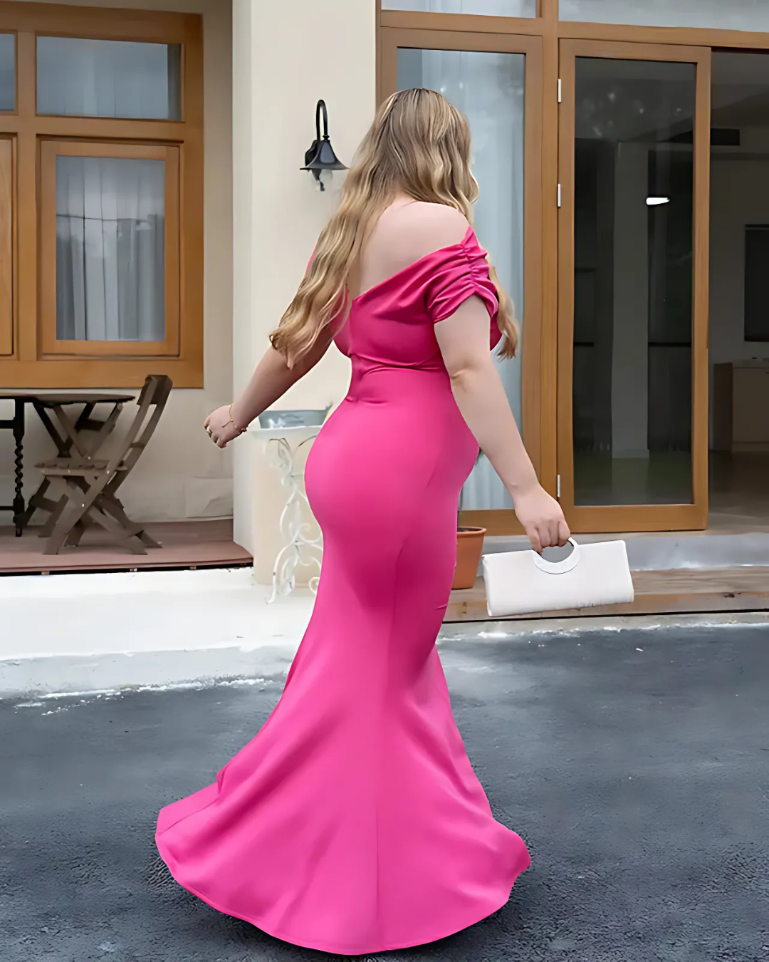 Belvari™️ Off-Shoulder Bodycon Maxi Dress