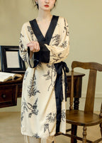 Simone | Tie-Waist Silk Pyjama Set