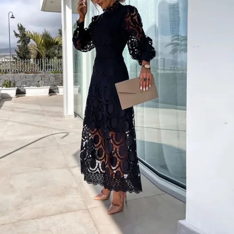 Kryzandra | Lace Midi Dress