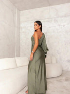 Valentina | Drape Maxi Dress
