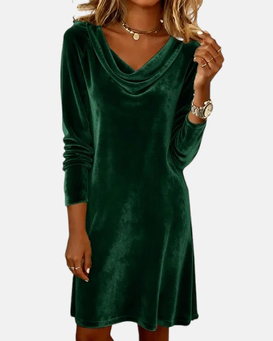 Celeste | Velvet Midi Dress