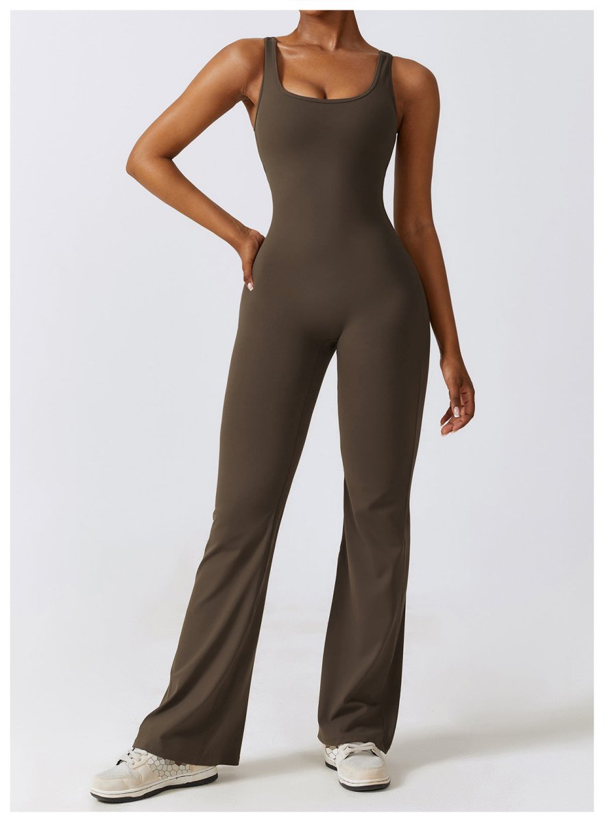 Selvoria Valerie Flare Fit Jumpsuit