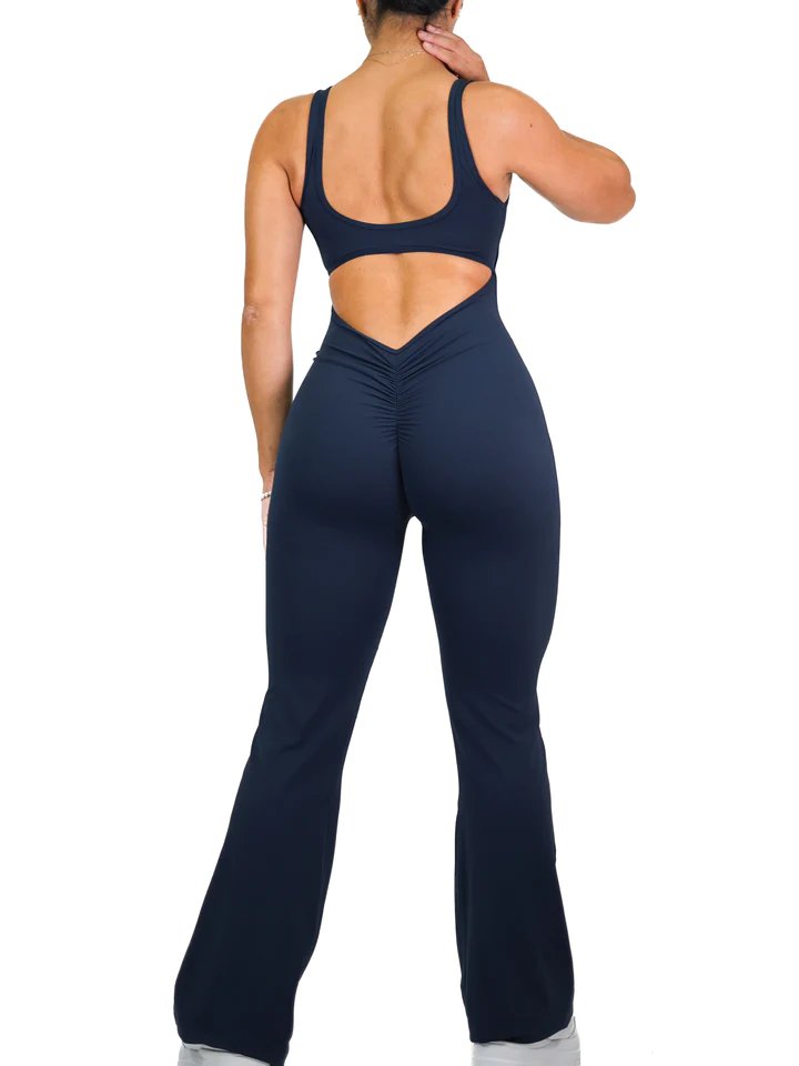 Selvoria Valerie Flare Fit Jumpsuit