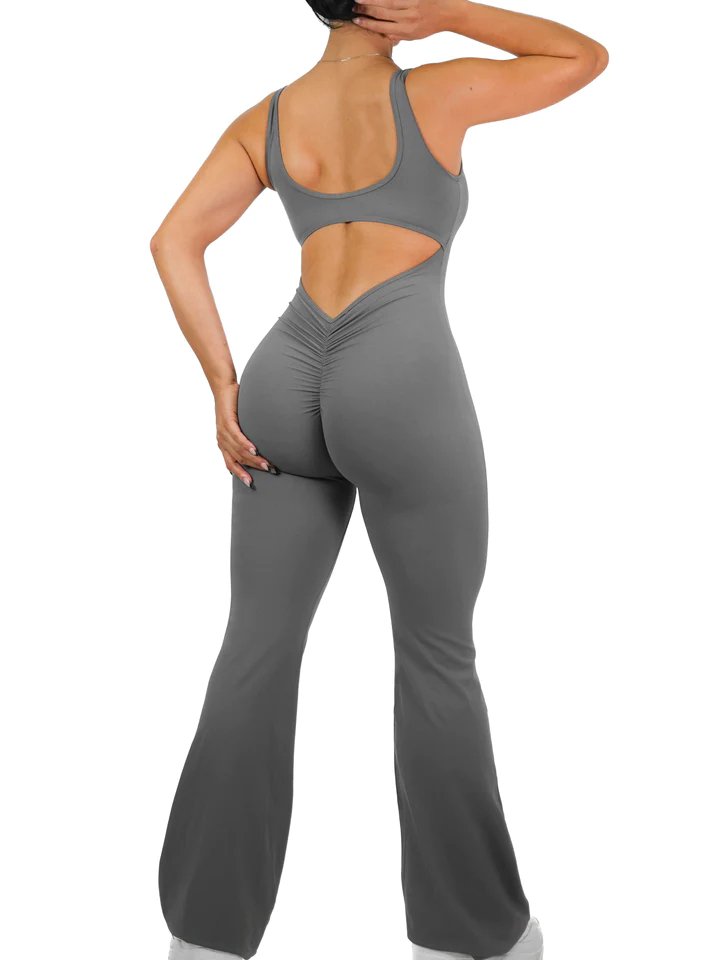 Selvoria Valerie Flare Fit Jumpsuit