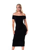 Camille | Off-Shoulder Sculpt Dress