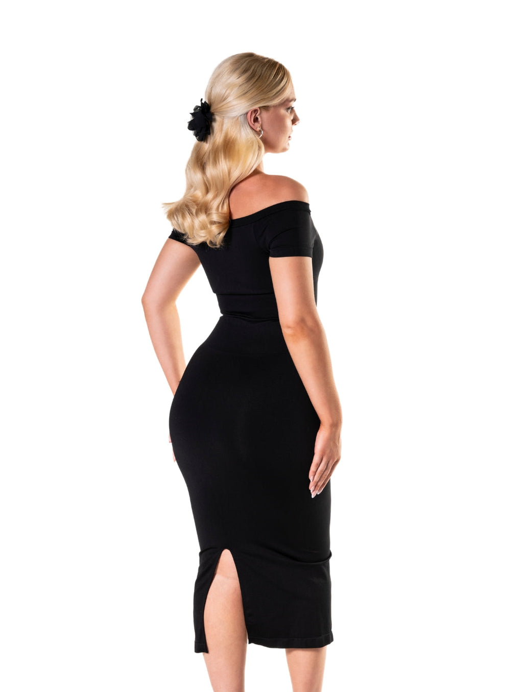 Camille | Off-Shoulder Sculpt Dress