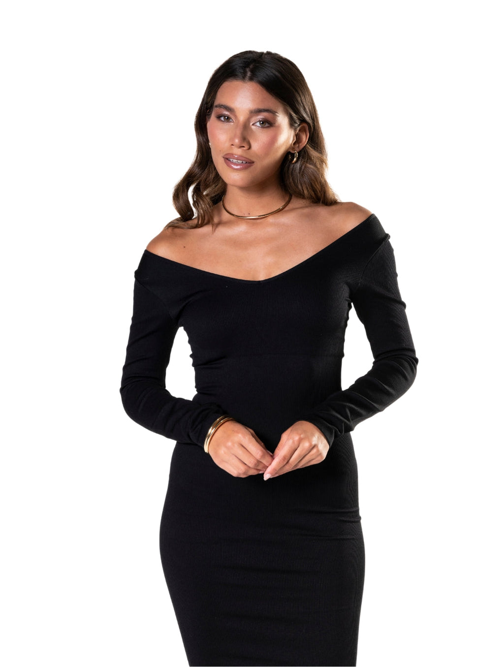 Nadia | Long Sleeve Sculpt Dress