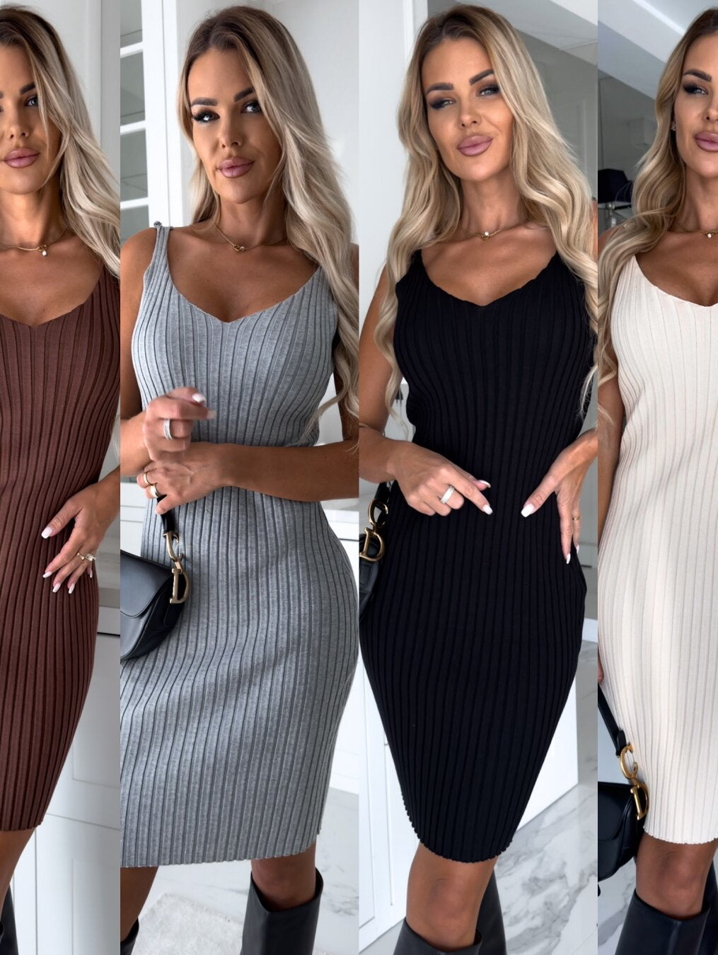Aria | Draped Dress Set