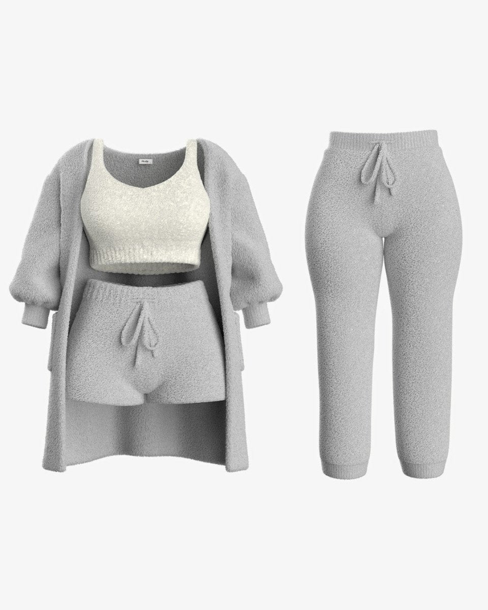 MissCosy | Bouclé Knit Pyjama Set