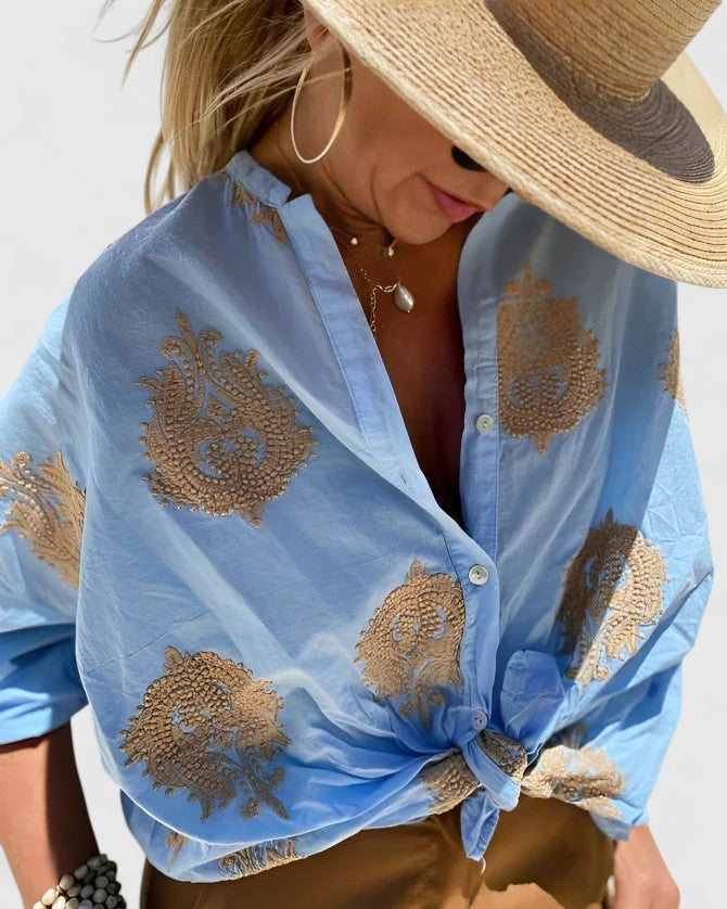 Vivienne | Ruffle Front Blouse